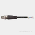 Conector recto macho blindado m8 3 pin